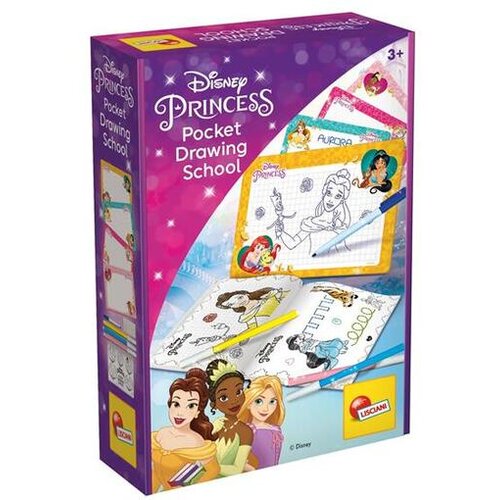 Lisciani Džepna škola za crtanje Princess Cene
