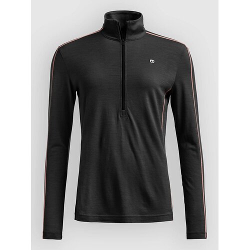 Ortovox 185 Rock 'N' Wool Zip Neck Funkcijska majica black raven 90201 Cene