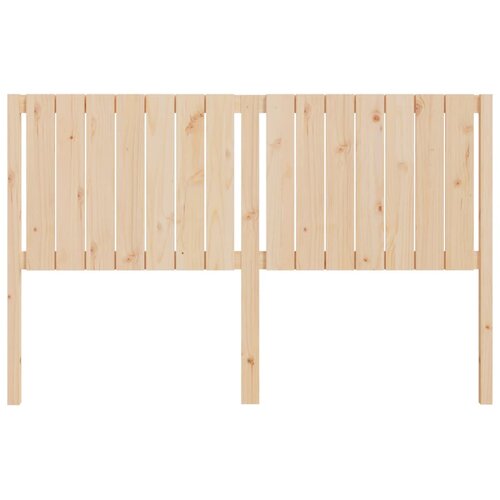  Uzglavlje za krevet 165,5 x 4 x 100 cm od masivne borovine Slike