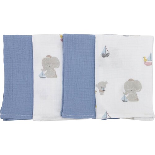 Bubaba by FreeON tetra krpice muslin 4/1 40x40 cm brodić blue 87752 Cijene