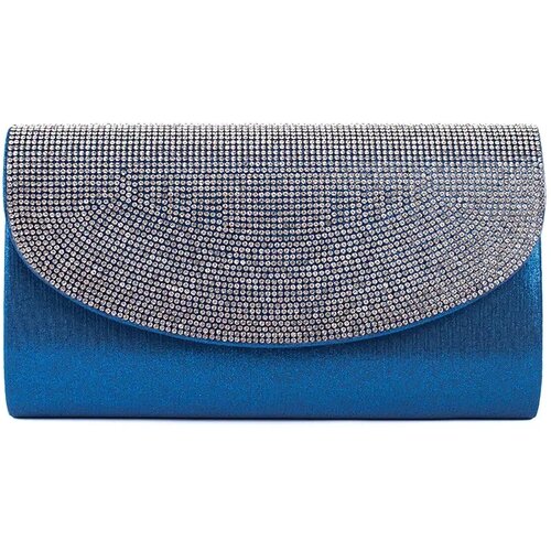 Shelvt Classic small handbag navy blue clutch bag Cene