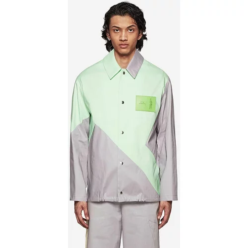 A-COLD-WALL* Bombažna srajca zelena barva