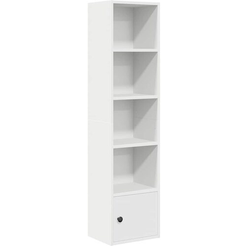 Maison Chic Knjižna omara - Knjižni regal bela 31x24x127cm inženirski les, (21723415) Slike