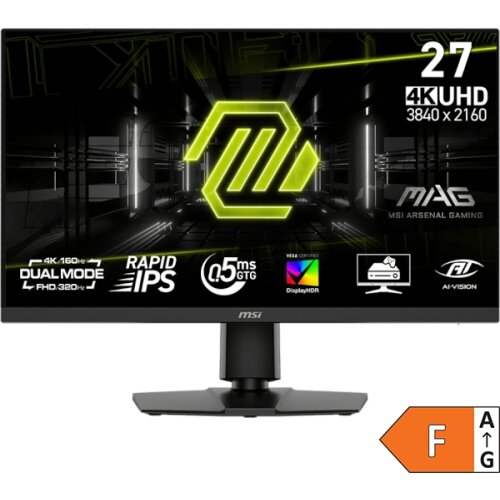MSI Zaslon MAG 272URDF E16 / 27" / UHD / Rapid IPS / 160Hz / 0.5ms (GtG) / črn - nastavljiv po vi&scaron;ini Cene