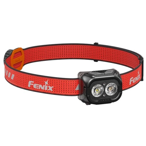 Fenix HL18RTV20BLC -LED prigu&amp;scaron;iva punjiva čeona lampa LED/USB IP66 crna/narandžasta Slike