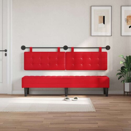  Držeće uzglavlje Zidne Lažna koža - Crvena 160 cm bez LED Slike