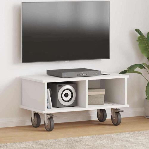 TV stojalo Bela 68,5 x 35 x 35 cm Konstruiran les, (5000132680) Cene
