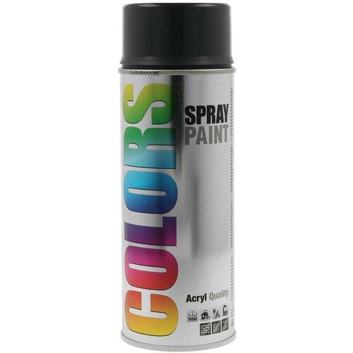 COLORS barva v spreju ral 7016 sijaj 400 ml, siva Slike
