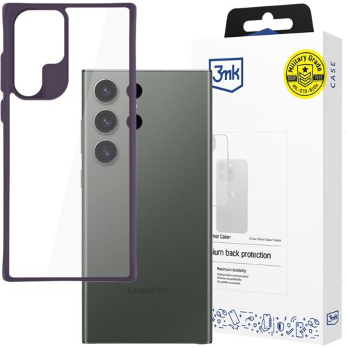 3mk OVITEK SATIN ARMOR VIJOLIČEN ZA SAMSUNG GALAXY S24 ULTRA OVITEK, (21969736) Cene