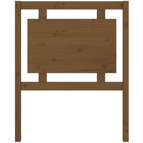  Uzglavlje za krevet boja meda 80 5x4x100 cm od masivne borovine Slike