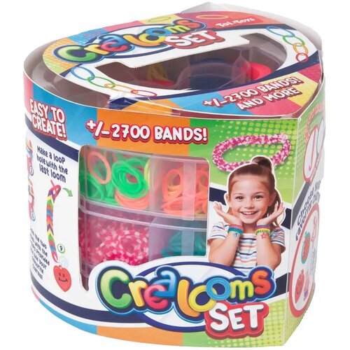 Magic Toys Set za izdelavo gumijastih zapestnic v &amp;scaron;katli v obliki srca Slike
