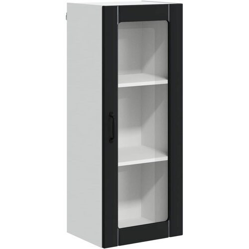  Zidni stakleni ormarić Lucca Crna 40 x 31 x 100 cm Slike