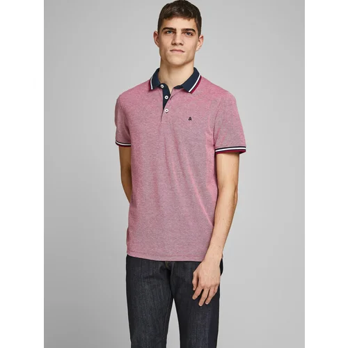 Jack & Jones Paulos Polo majica Rdeča