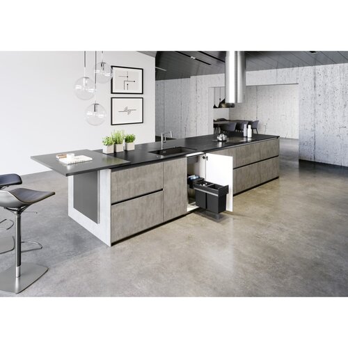Blanco sudoper ZEROX 700-U InFino DARK STEEL, bez dalj.upr. Slike