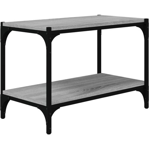 Maison Chic TV omarica - TV enota - Televizijska omarica siva sonoma 60x33x41 cm inženirski les in jeklo, (21699126) Slike