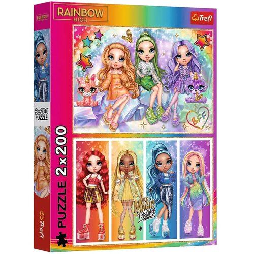 Trefl Rainbow High najbolje prijateljice 2x200 dijelova puzzle - Slike
