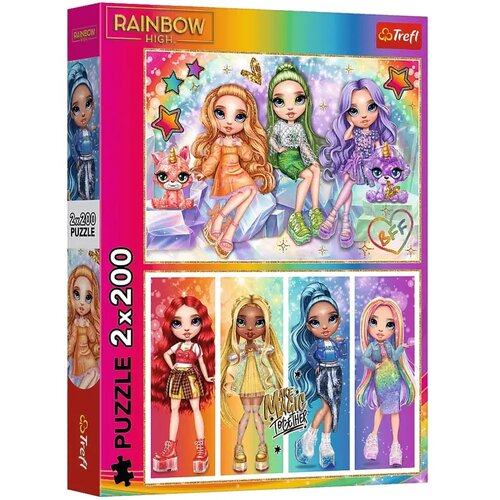 Trefl Rainbow High najbolj&scaron;e prijateljice 2x200-delni puzzle - Cene