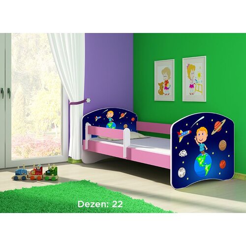 ACMA dečiji krevet II 140x70 + dušek 6 cm PINK22 Cene