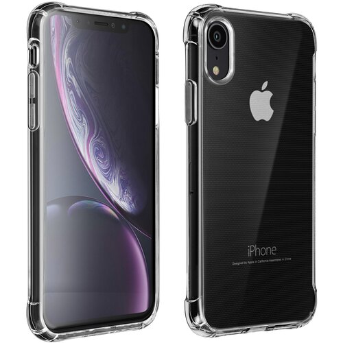 AVIZAR Silikonski ovitek Apple iPhone XR, odporen proti udarcem, z ojacanimi vogali - prozoren, (20626697) Slike