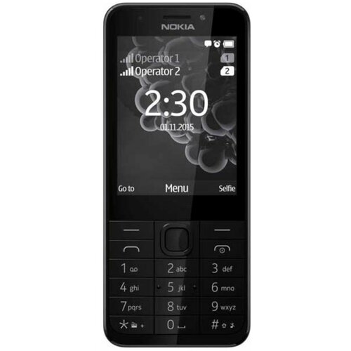 Nokia 230 Dual SIM crni mobilni telefon Slike