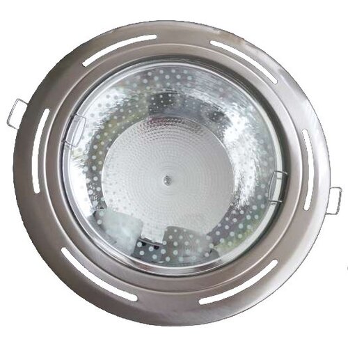 Mitea Lighting Ugradna lampa saten hrom 0802 2x26W E27 Slike