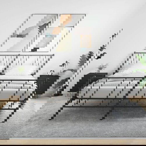 VidaXL Nočna omarica 2 kosa črna 40x35x47,5 cm inženirski les Slike