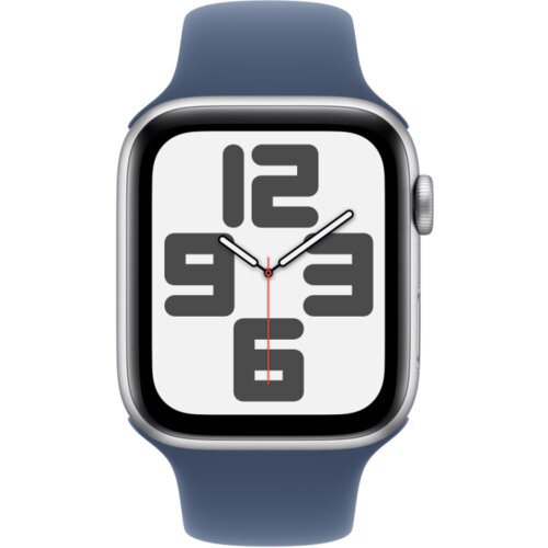 Apple Watch SE2 v3 Cellular 40mm Silver aluminium case with Denim sport band - M/L pametna ura, (21681439) Cene