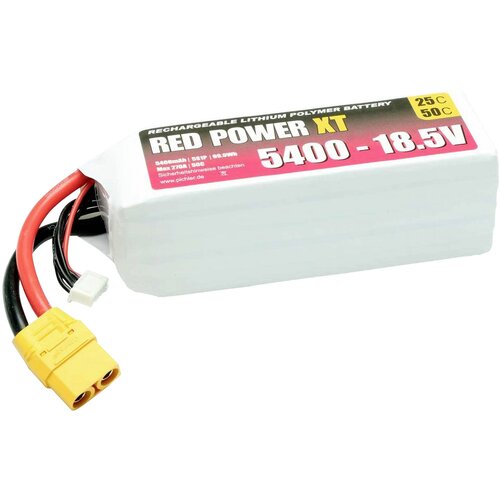 RED POWER lipo akumulatorski paket za modele 18.5 V 5400 mAh 25 C mehka torba XT90, (20829041) Cene