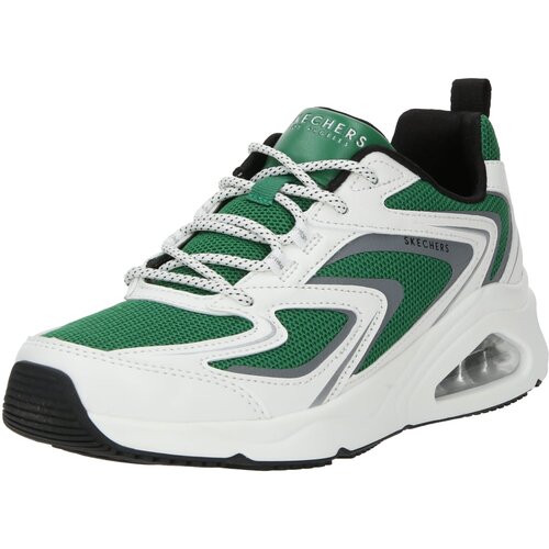 Skechers Niske tenisice zelena / crna / srebro / bijela Cene