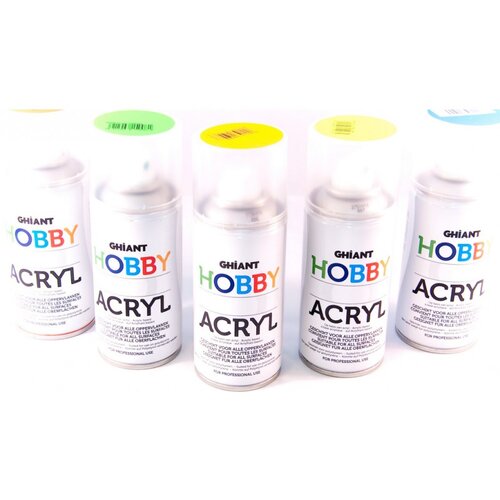  Akrilna boja u spreju HOBBY-150ml srebrna Slike