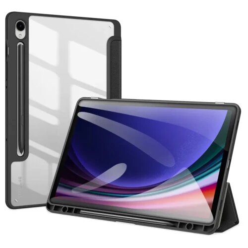 Dux ducis Toby - Smart Case with pencil storage for Samsung Tab S9 black Cene