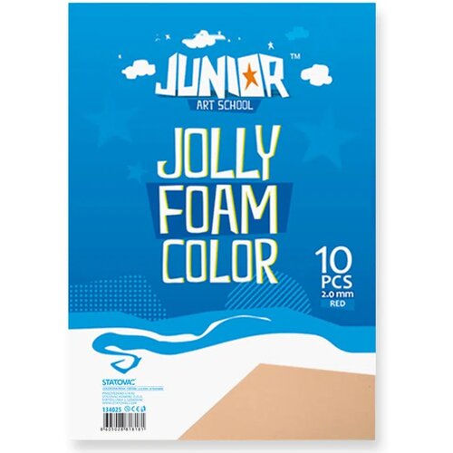 Junior jolly Color Foam, eva pena, A4, 10K, odaberite nijansu Krem Slike