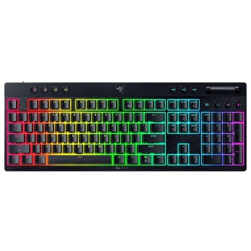 Razer Tipkovnica BlackWidow V4 Low-profile HyperSpeed, Zelena stikala, US SLO g., (5000094182) Cene