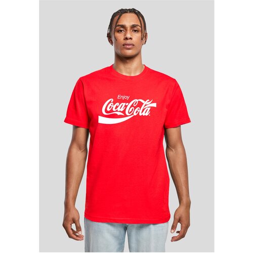 Merchcode Men's T-shirt with Coca Cola logo red Slike