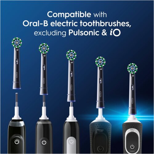 Oral-b PRO Cross Action nadomestne glave za zobno &amp;scaron;četko Black 4 kos Slike