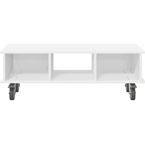  stalak Bijelo 100 x 35 x 35 cm Konstruirano drvo Slike