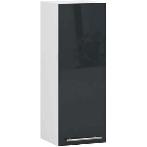 AKORD VISIČNI KUHINJSKI KABINET OLIVIA W 30cm BELO-GRAFITNI SJAJ H720, (21713731) Cene