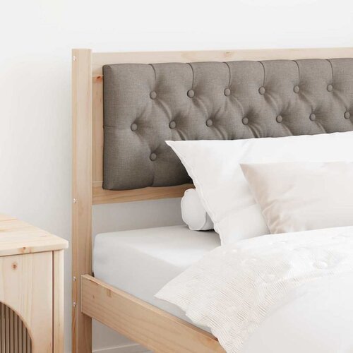 vidaXL Vzglavje Drugo Rjava in taupe 100 cm Trdna borovina Cene