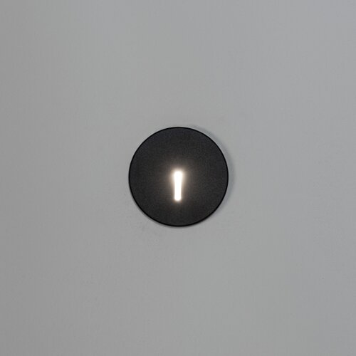 Kanlux 90796 - LED svetlo za stepeni&amp;scaron;te MAGNIK LED/1,7W/230V CCT crno okruglo Slike