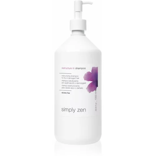 Simply Zen Restructure In Shampoo šampon za suhu i oštećenu kosu 1000 ml