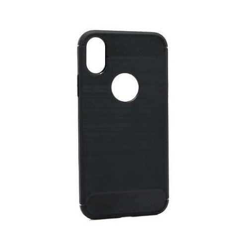  Futrola silikon brushed za iphone x/xs crna ( F67633 ) Slike