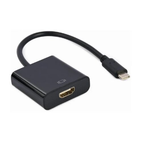 Gembird USB Type-C to HDMI adapter cable, 4K@60Hz, 15 cm, black Slike