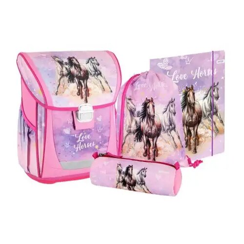 Spirit love horse 4 komada cool ergonomski set školska torba Cene