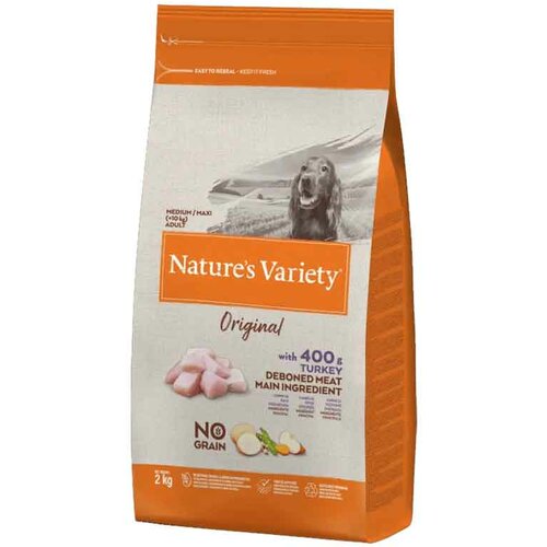 Nature's Variety Hrana za pse Medium Adult Original gain Free, Ćuretina - 12 kg Slike