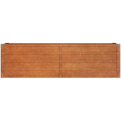  Povi&amp;scaron;ena vrtna gredica boja hrđe 160 x 40 x 45 cm čelik COR-TEN Slike