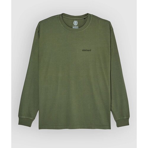 Element Lowcase Pigment Majica z dolgimi rokavi bronze green Slike