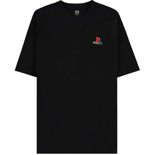 Difuzed Playstation - Men\'s Back Console Short Sleeved T-Shirt (L) Cene