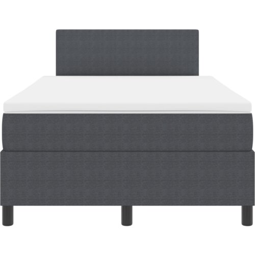 vidaXL Box Spring Krevet s madracem & LED tamno sivi 120x200 cm žoržet Cijene