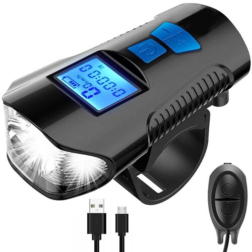  Set svjetiljki za bicikl na baterije sa brzinomjerom 4 u 1 Cijene