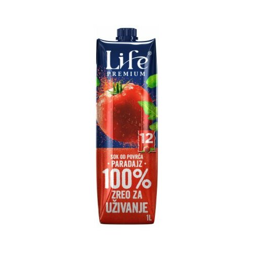 Nectar life premium 100% paradajz sok 1L tetra brik Slike